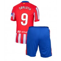 Dres Atletico Madrid Alexander Sorloth #9 Domaci za djecu 2024-25 Kratak Rukav (+ kratke hlače)